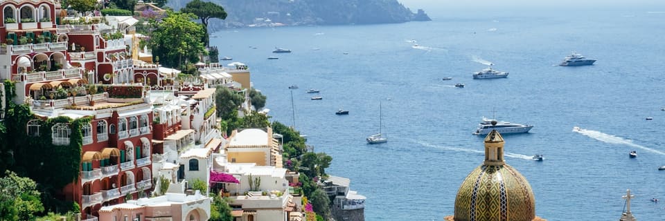 Winding Amalfi Coast road